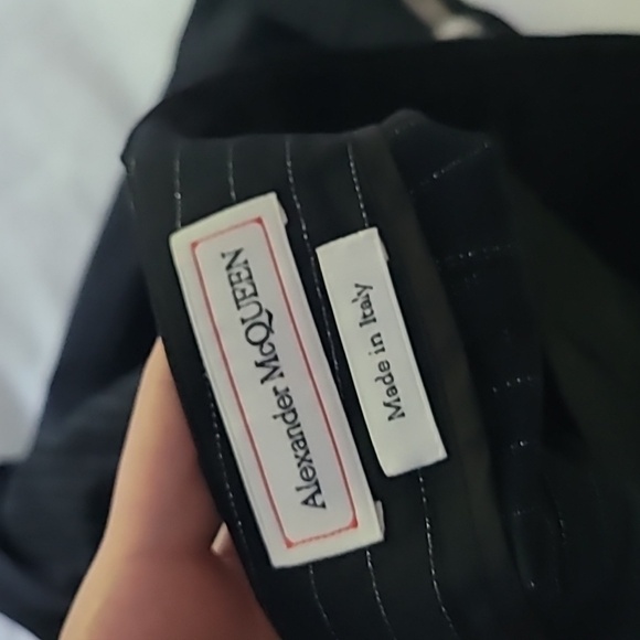 NWT Alexander McQueen Pinstripe Bootcut Dress Pants IT Size 40/US2-4 - Picture 5 of 10